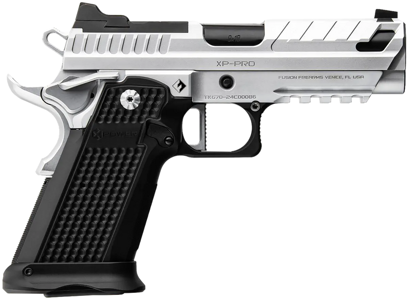 Fusion XP Pro 9mm 4" 17rd Pistol, Chrome - XP-9-C