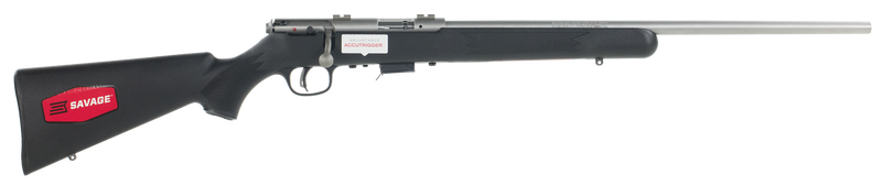 Savage Arms 93R17 FSS 17 HMR 21" 5+1 Bolt-Action Rifle, Stainless/Black - 96712