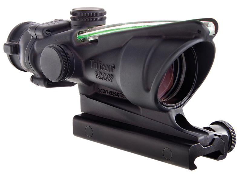 Trijicon ACOG 4x32mm .223/5.56 Illuminated Green Crosshair Riflescope, Black - 100209