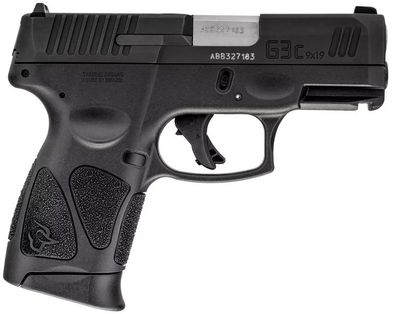 Taurus G3C 9mm 3.26" 10+1rd Compact Pistol, Matte Black - 1-G3C931-2X10