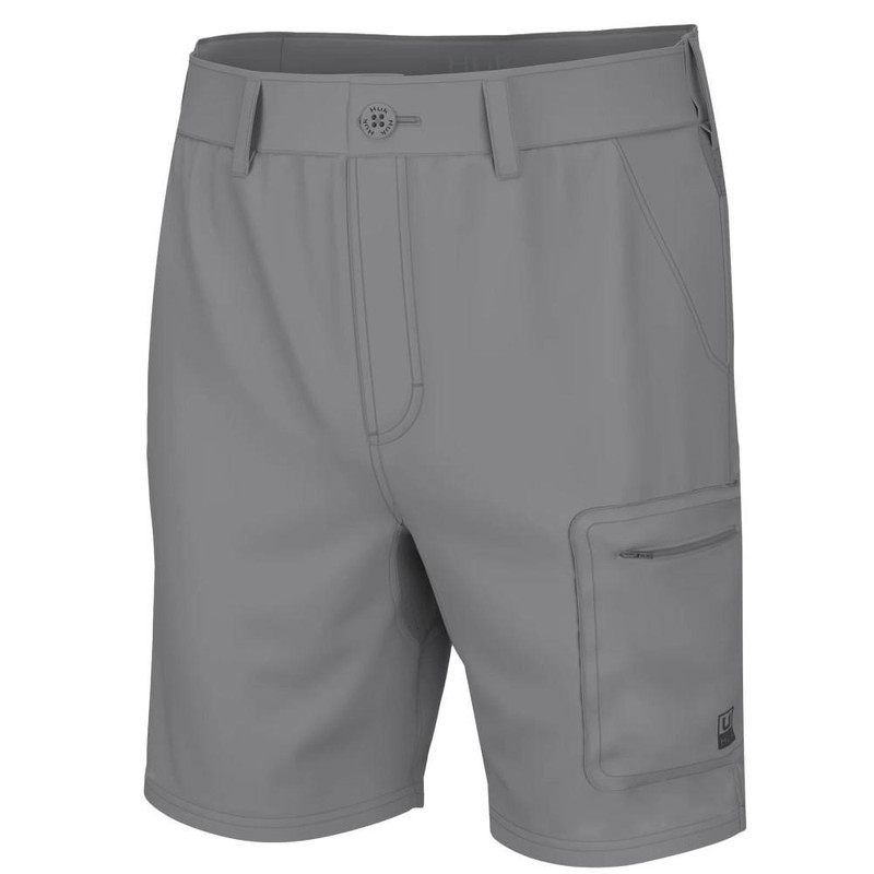 HUK Next Level 7" Shorts Overcast Grey - H2000173-032-S