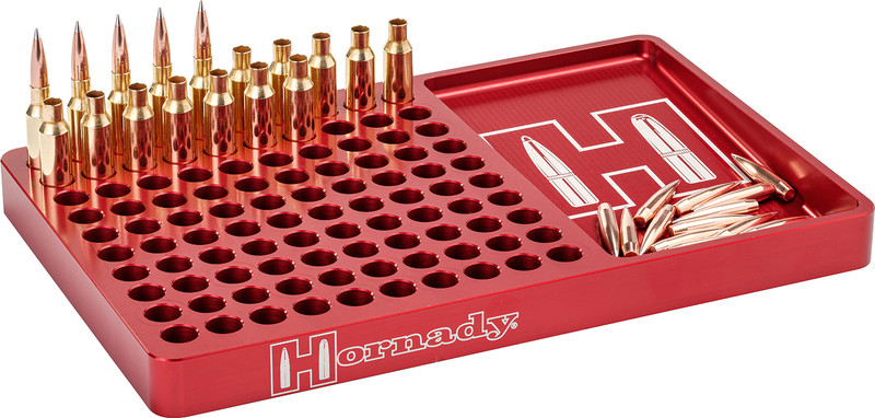 Hornady Aluminum Loading Block, Red - 480043