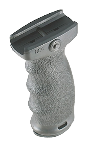 Mission First Tactical React Ergonomic Vertical Grip, Black Polymer - REG