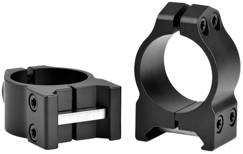 Warne Maxima Vertical Rings 1" Low Matte Black - 200M
