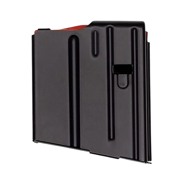 C Products Defense DuraMag SS AR-10/SR25 .308/6.8x51mm 5rd Rifle Magazine, Blackened Stainless Steel - 5X08041178CPD