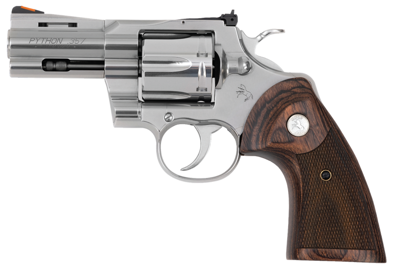 Colt Python .357 Magnum 3" 6rd Revolver, Stainless - PYTHON-SP3WTS