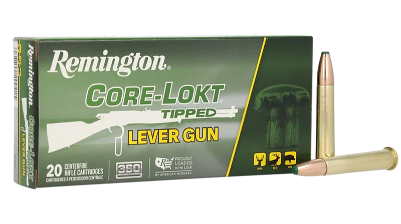 Remington 360 Buckhammer 180gr Core-Lokt Tipped Rifle Ammunition, 20 Round Box - R20041