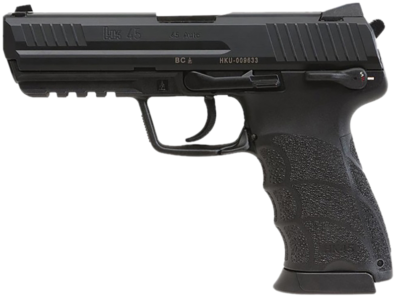 Heckler & Koch HK45 V1 .45 ACP 4.46" 10+1 Semi-Auto Pistol, Black - 81001113
