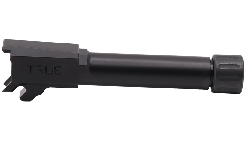 True Precision Duty P365 Threaded Barrel, 9mm, 3.10", Black DLC - TPP365DBXTBL