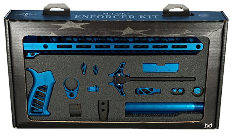 Timber Creek Outdoors Enforcer Complete Build Kit, Blue Anodized - TCOEKB