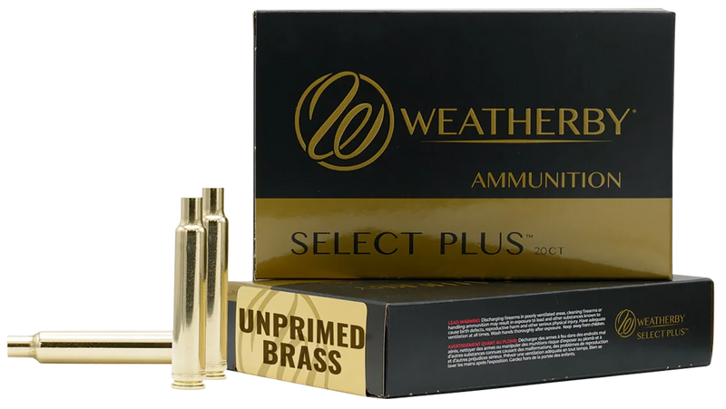 Weatherby Unprimed Rifle Brass .270 Weatherby Magnum 20/Box - BRASS270
