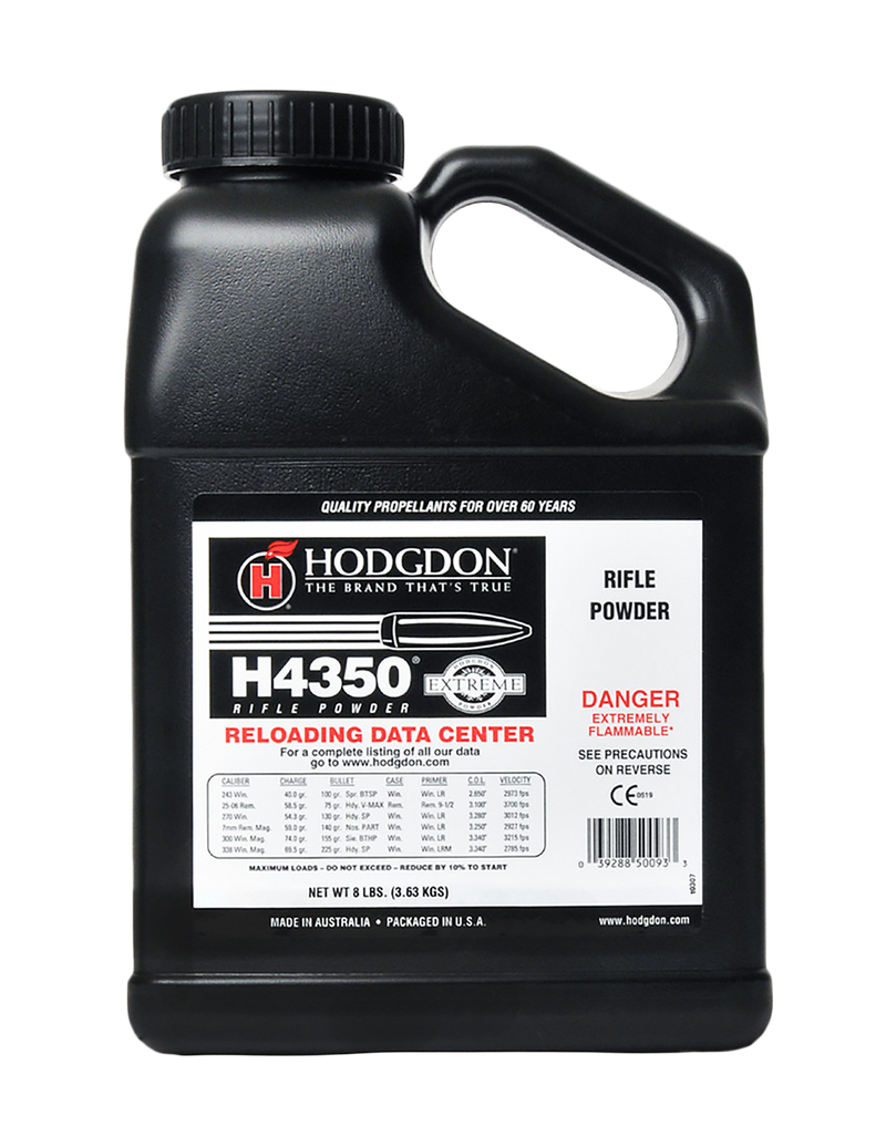 Hodgdon Extreme H4350 Rifle Powder 8 lbs - 43508
