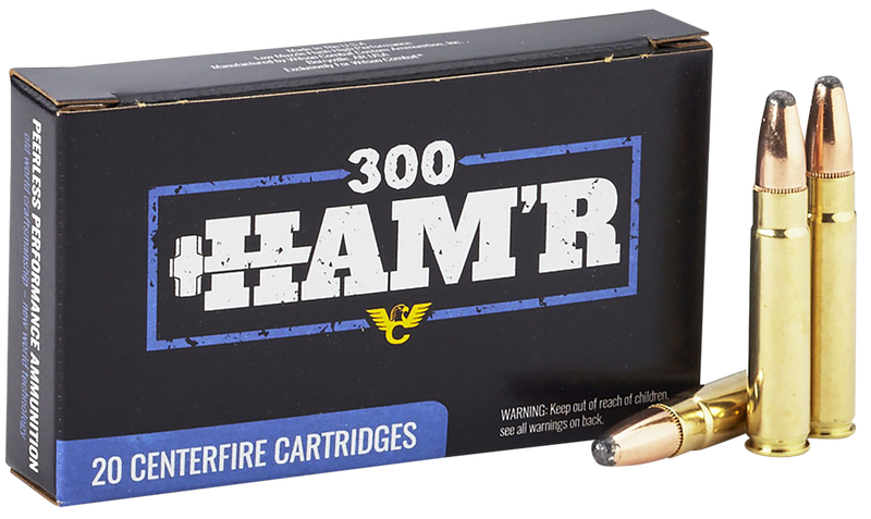 Wilson Combat 300 HAM'R 130gr Speer Hot-Core Rifle Ammunition, 20 Rounds - A300HMR130HHC