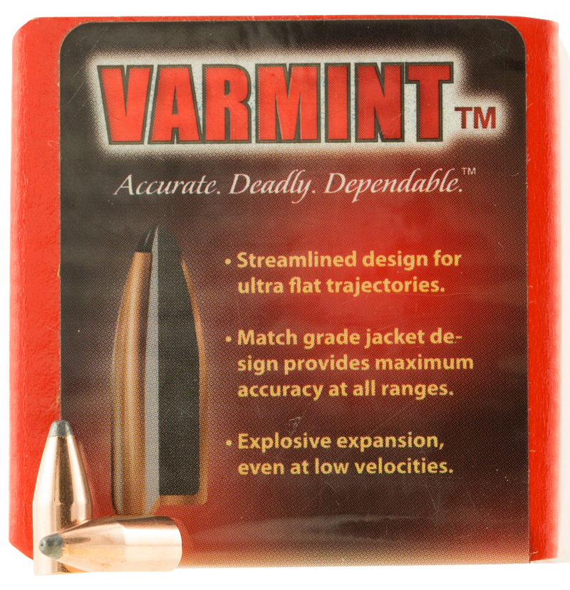 Hornady Traditional Varmint 22 Cal .224 45 gr Round Nose Reloading Bullets - 2230