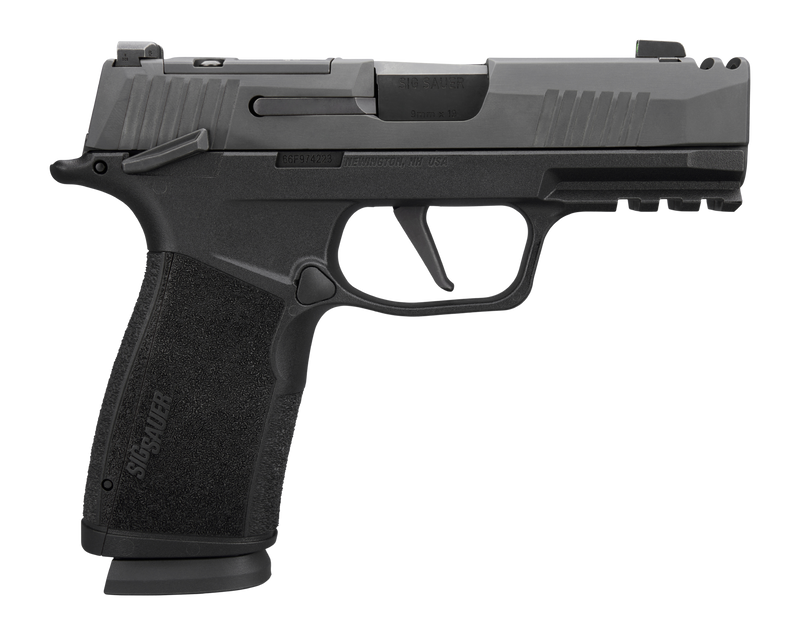 Sig Sauer P365 X-Macro Comp 9mm 3.1" 17rd Pistol, Black - 365XCA9COMPMS