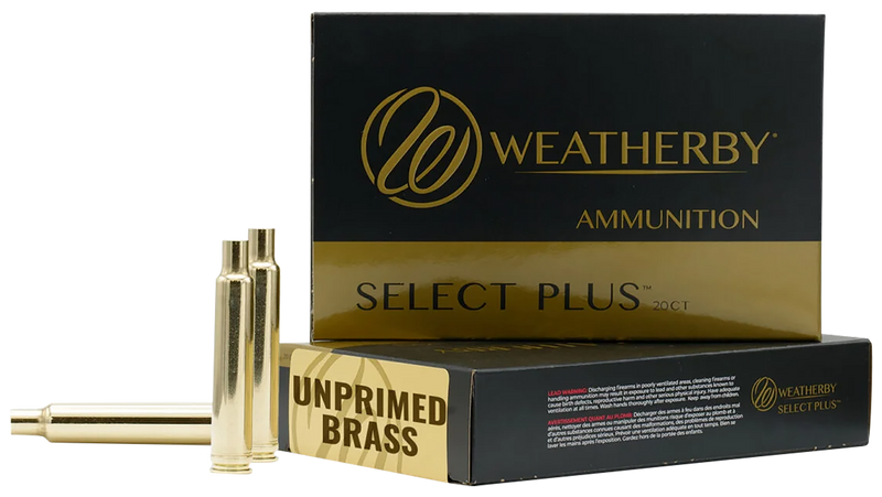 Weatherby Unprimed Rifle Brass 6.5-300 Weatherby Magnum 20/Box - BRASS653