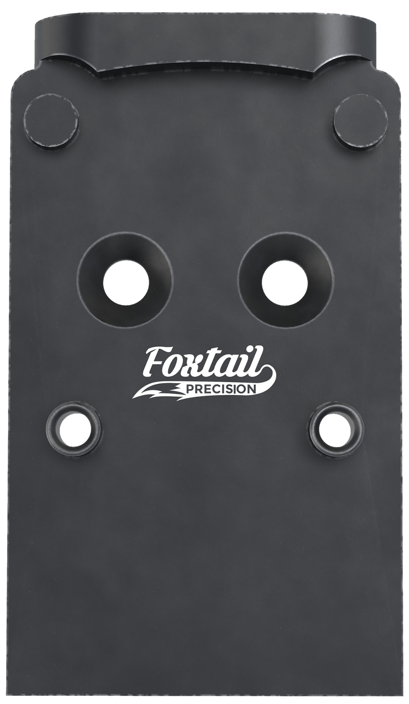 Foxtail Precision Red Dot Adapter Plate for Optics-Ready Pistol, Black Anodized Glock MOS - 100006