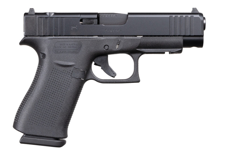 Glock 48 9mm Semi-Automatic Pistol, Matte Black - 48
