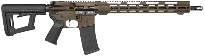 Diamondback DB15 Carbon 5.56 NATO 16" 30+1 Rifle, Midnight Bronze Cerakote - DB1718K071