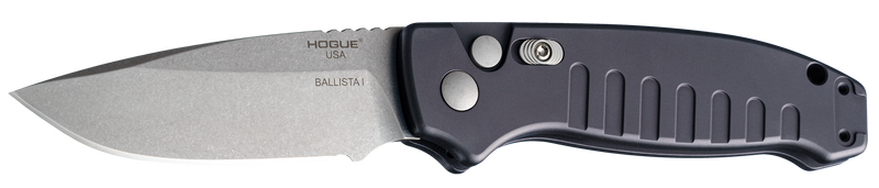 Hogue Ballista-I Automated Folding Knife 3.5" Drop Point Black - 64136