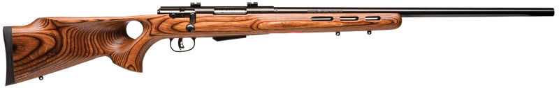 Savage Arms 25 Lightweight Varminter-T 17 Hornet 24" 4+1 Rifle, Matte Black/Brown Laminate - 19739