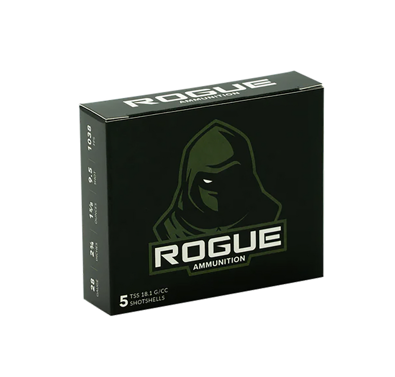 Rogue Ammunition TSS 28 Gauge 2.75" 1 5/8oz #9.5 Shot 5 Round Box - RA-TSS-28-234-158-9