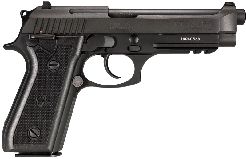Taurus PT92 9mm 5" 17+1 Pistol, Matte Black - 1-920151-17
