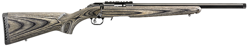 Ruger American Rimfire Target .22 LR 10rd 18" Bolt-Action Rifle, Satin Blued/Black Laminate - 8348