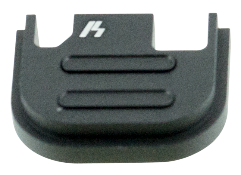 Strike Industries V2 Slide Cover Plate, Glock Gen1-4, Black Anodized Aluminum - GSPV2BK