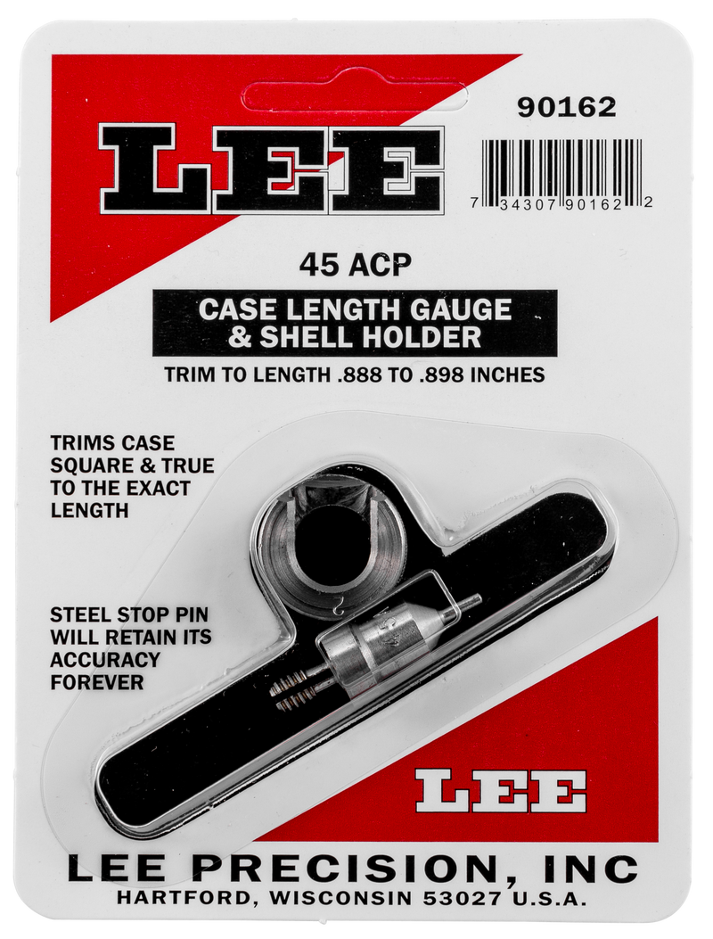 Lee Precision Case Length Gauge with Shell Holder, Silver - 90162