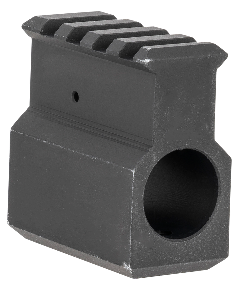 LBE Unlimited .750 Railed Gas Block, Upper Receiver Height, Black Anodized - ARRGBUH