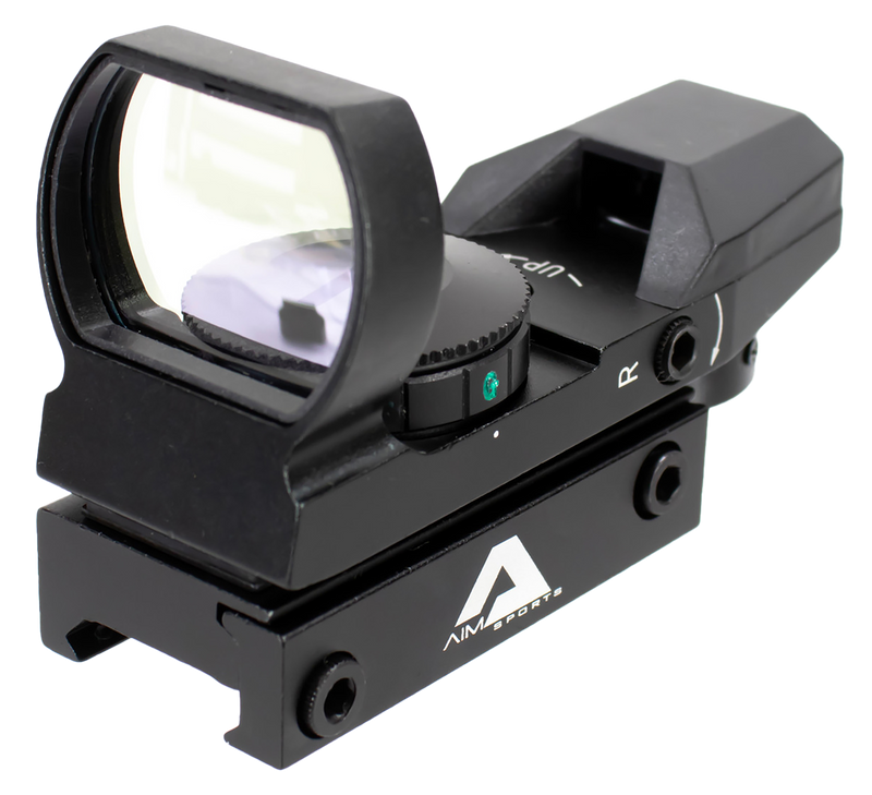 Aim Sports RT403 Reflex Sight Classic Edition 1x34mm Red/Green Multi Reticle, Matte Black - RT403