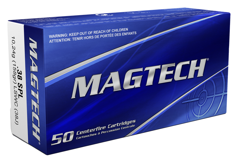 Magtech 38 Special 158gr Lead Semi Wadcutter 50rd Box - 38J
