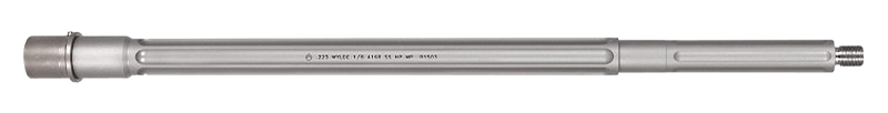 Ballistic Advantage Premium Series 223 Wylde 18" SPR Fluted Barrel, Stainless Bead Blasted - BABL223021PL