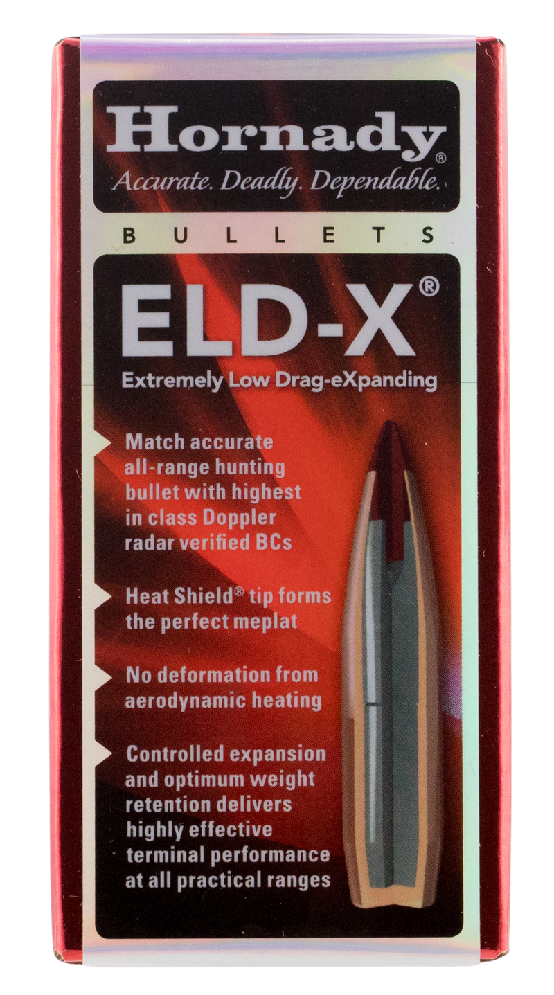 Hornady ELD-X 25 Cal .257 110 gr Reloading Bullets - 25418