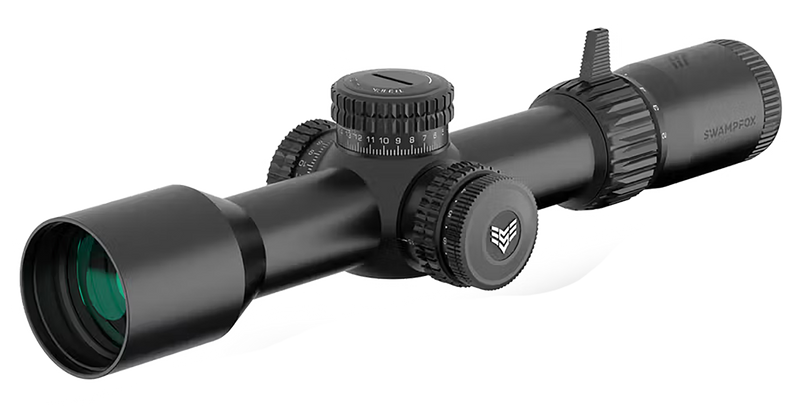 Swampfox Optics Warhawk 5-25x56mm 34mm Tube Riflescope, Black - TWK525563M