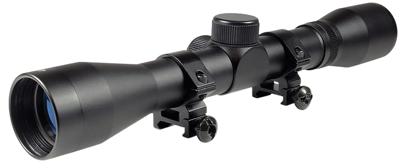 TruGlo Buckline 4x32mm Rifle Scope, Duplex Reticle, Black - TG85043XB
