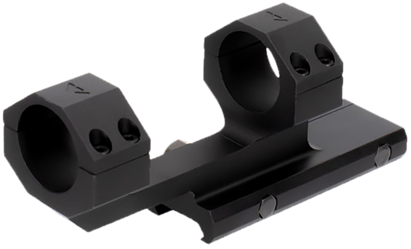 Aim Sports Cantilever Scope Mount/Ring Combo, 1" Tube Medium Rings, Black Anodized Aluminum - MTCLF115