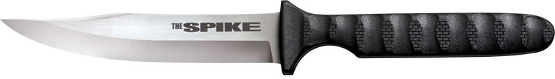 Cold Steel Spike 4" Fixed Bowie Plain Edge Knife, Black - CS53NBS