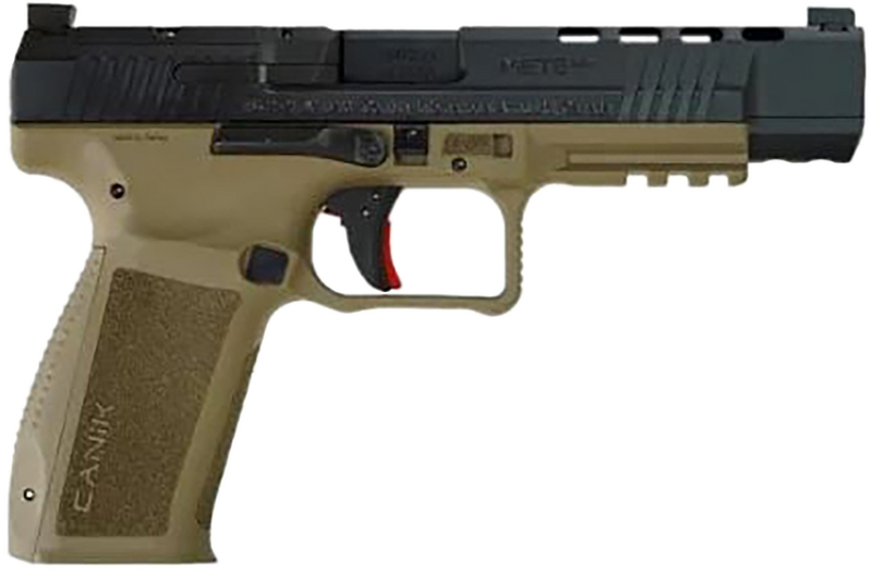 Canik Mete SFx 9mm 5.2" 10+1 Pistol, Black/FDE - HG6651N