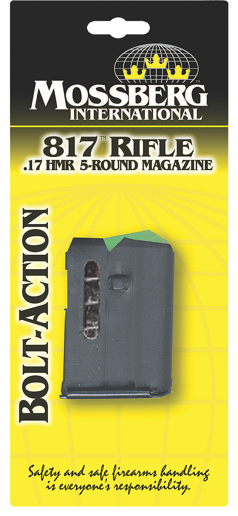 Mossberg 817 .17 HMR 5rd Rifle Magazine, Blued Steel - 95887