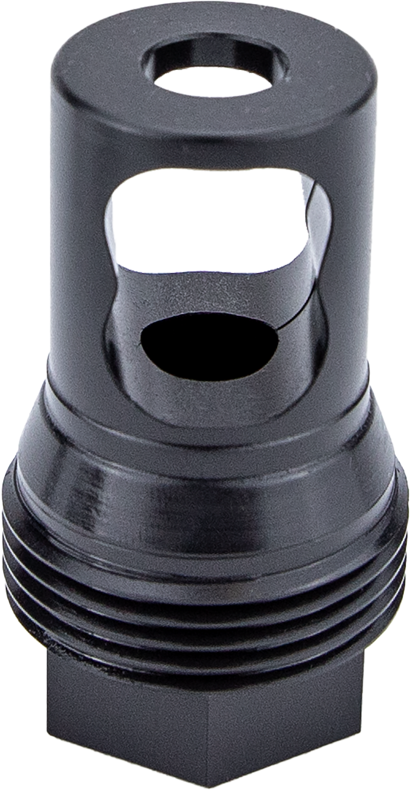 KGM Suppressors Taper Muzzle Brake, 5/8"x24 Threads, Black Nitride Steel - A-TMB-S-2