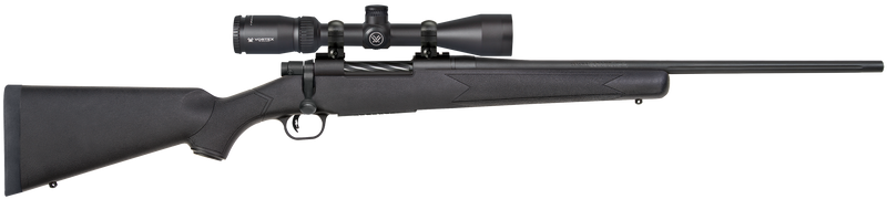 Mossberg Patriot 25-06 Rem 22" 5+1 Bolt-Action Rifle with Vortex Scope, Matte Blued/Black Synthetic - 28054