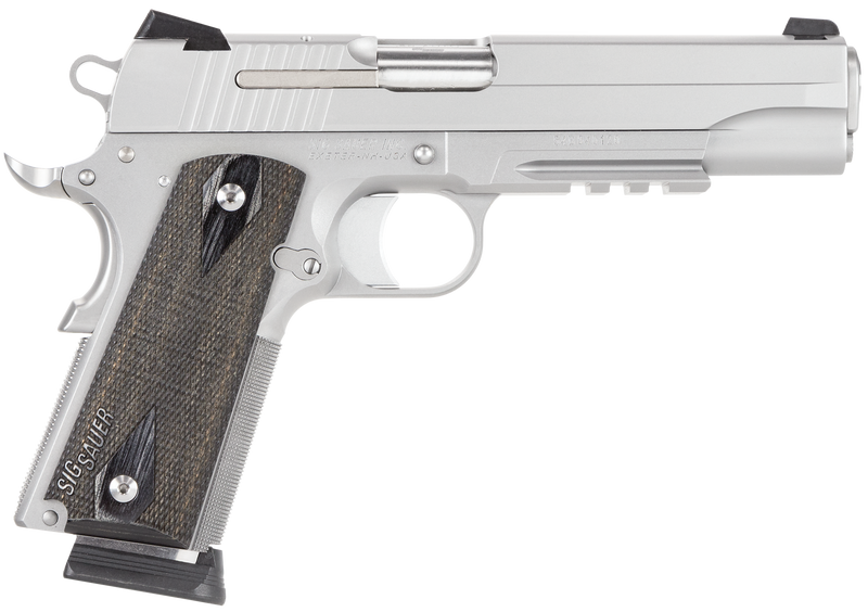 Sig Sauer 1911R 45 ACP 5" 8+1 Pistol, Stainless Steel - 1911R45SSSCA