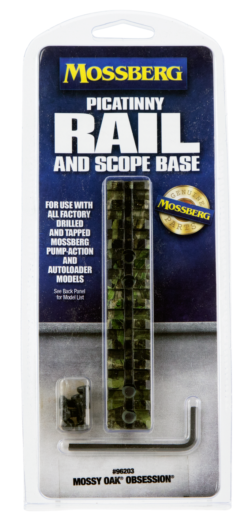 Mossberg Picatinny Rail/Scope Mount, Mossy Oak Obsession - 96203