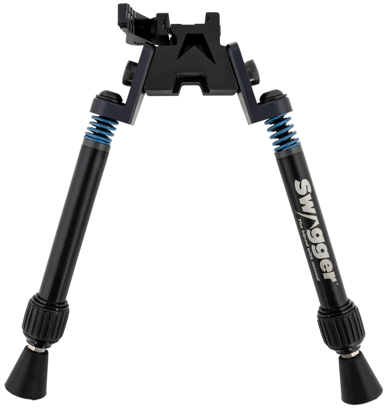 Swagger SFR10 Flex to Rigid Bipod, Black - SWAGBPSFR10