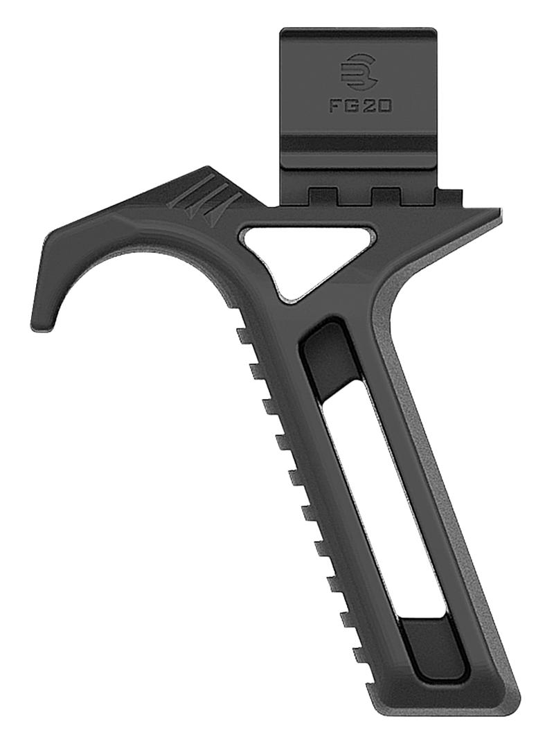 Recover Tactical FG2001 Angled Grip, Black Polymer - FG20