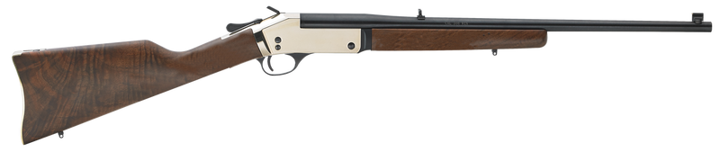 Henry Single Shot .357 Magnum/38 Special 22" 1rd Rifle, Brass/Walnut - H015B357