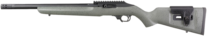 Ruger 10/22 Competition 22 LR 16.12" 10+1 Rifle, Black/Gray Laminate Left Hand - 31110