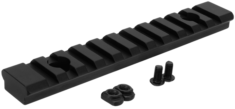 TacFire MAR105L M-LOK Picatinny Rail Section 5 Inch 11 Slots, Black Anodized - MAR105L